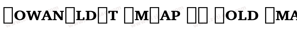 IowanOldSt SmCap BT Bold Small Cap字体转换